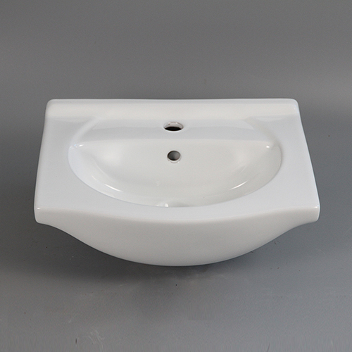 CE Authentication Ceramic Cabinet Wash Basin Bathroom Sink Romania 450 from China