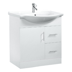 New Free Standing Home Bathroom Furniture Cabinet Vanity with Sink Wash Basin