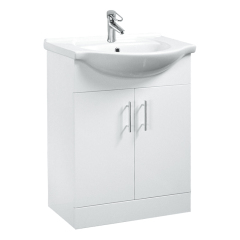 Luxury White Custom 42 inch Bathroom Vanity Cabinet Unit Modern