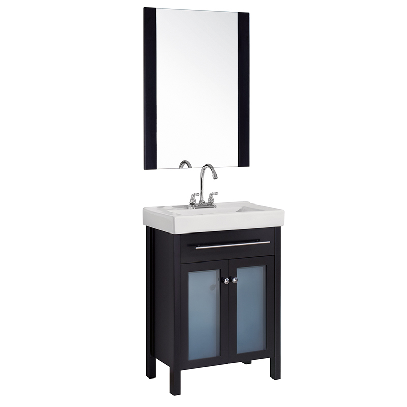 Kingstar Dark Blue Floor Standing Vanity Unit and Ceramic Basin 600mm