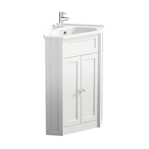 410mm White Floorstanding Vanity Unit and Sink