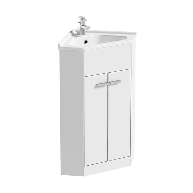 410mm White Floorstanding Vanity Unit and Basin