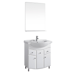 Black White Bathroom Furniture Bathroom Vanities Cabinet with Sink 40 inch
