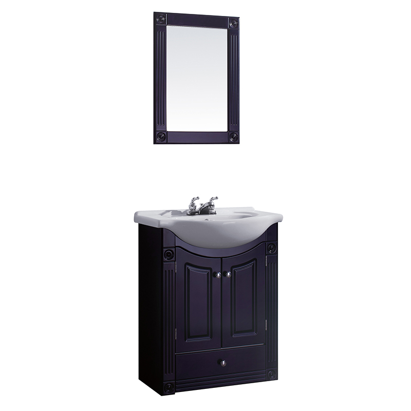 Luxury Door Milling Bathroom Vanity Cabinet Unit for Hotel Apartment Villa