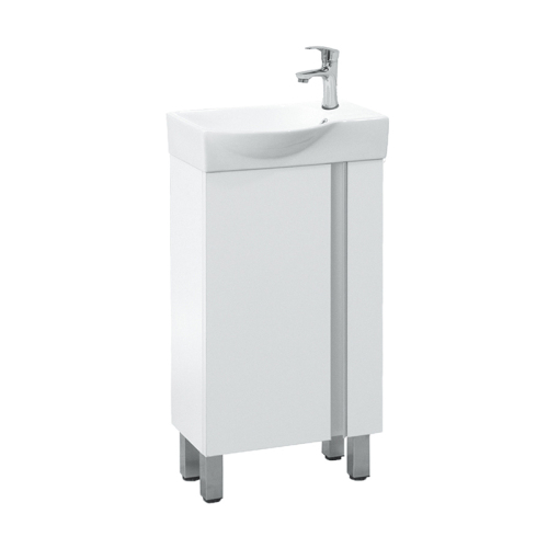 400mm White Free Standing Bathroom Furniture with Basin