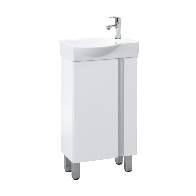 400mm White Free Standing Bathroom Furniture with Basin