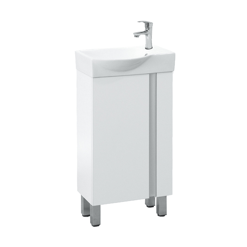 400mm White Free Standing Bathroom Furniture with Basin