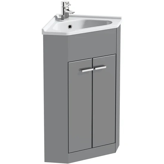 410mm White Floorstanding Vanity Unit and Basin