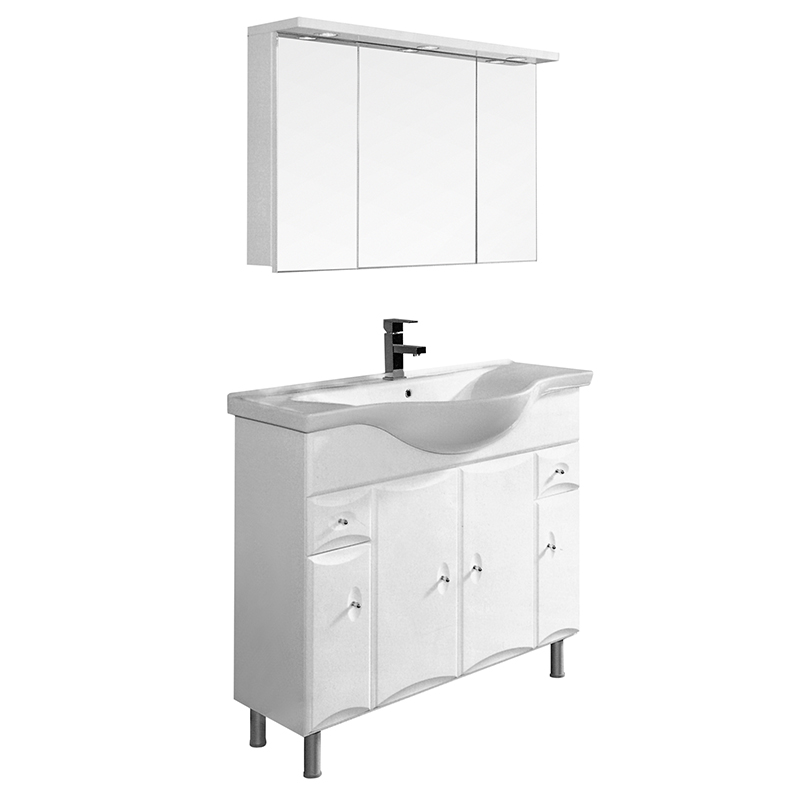 Wholesale 72 inch Bathroom Vanity Cabinet with Mirror and Sink