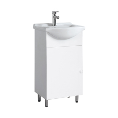 High Quality White 45cm Floor Standing Bathroom Vanity with Sink
