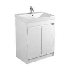 610mm White Free Standing Bathroom Furniture with Basin