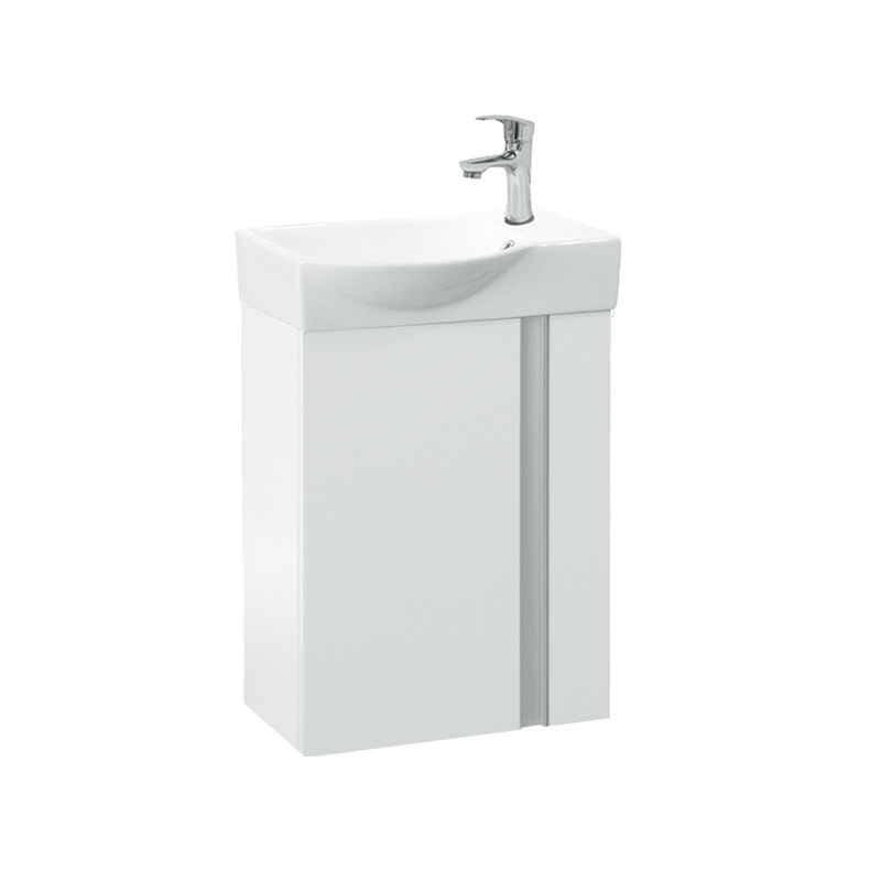 Kingstar White 61cm Standing Bathroom Cabinet with Sink