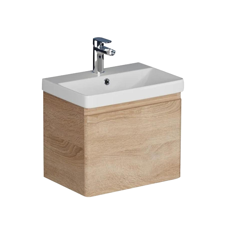 New Wood 610mm Wall Mounted Bathroom Furniture with Basin