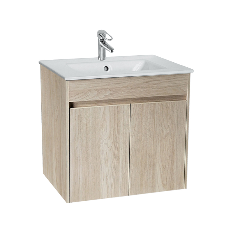 Kingstar White 61cm Standing Bathroom Cabinet with Sink