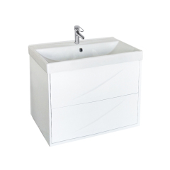 High Quality White 61cm Floating Bathroom Vanity with Sink