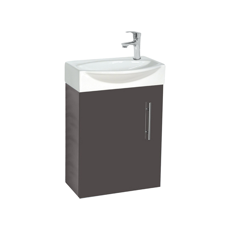 Hot Sale White 40cm Floating Bathroom Cabient with Ceramic Basin
