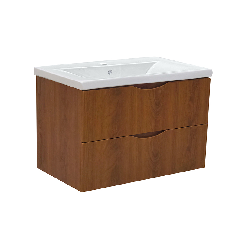Wood 810mm Floating Bathroom Furniture with Sink