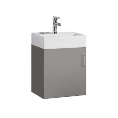 White 420mm Floating Vanity Unit and Sink