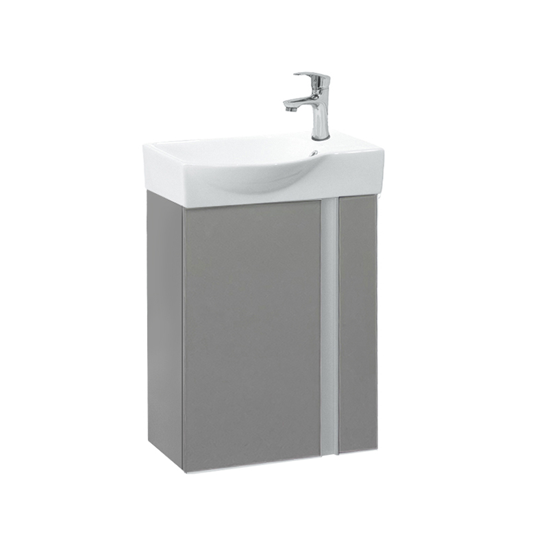 Kingstar White 61cm Standing Bathroom Cabinet with Sink