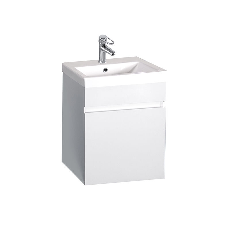 Export White 450mm Floating Vanity Unit and Ceramic Sink