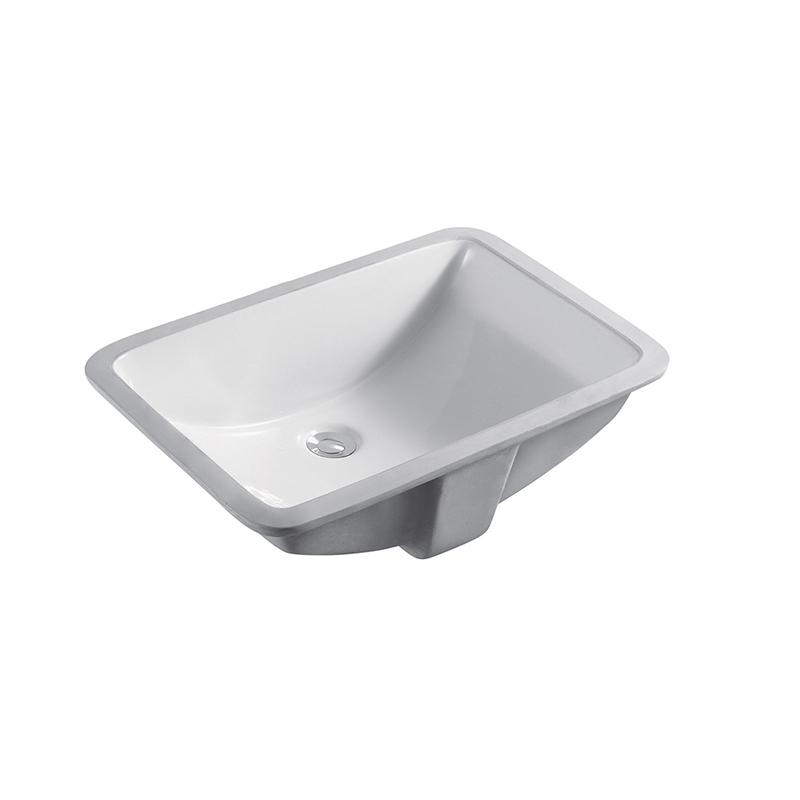 New White Undermount Bathroom Basin 470mm