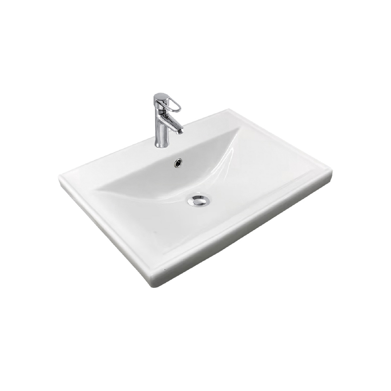 Porcelain White 1 tap hole Vanity Top Sink 510mm