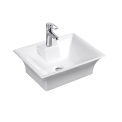 Modern 480mm White Ceramic Countertop Basin