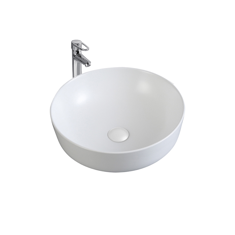 New 415mm White Ceramic Countertop Basin Bowl