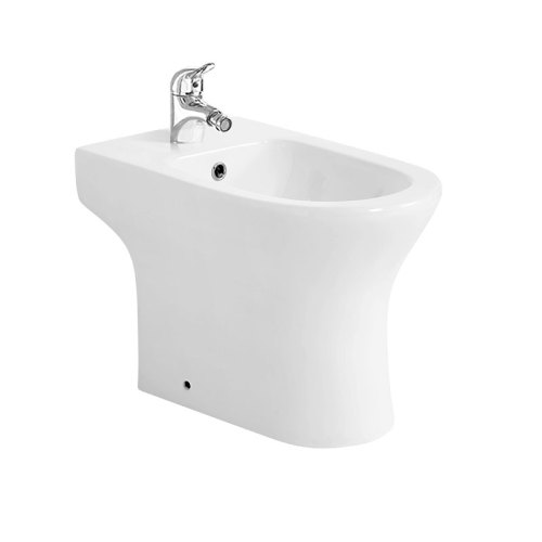 Modern Ceramic White 1 Tap Hole Bidet