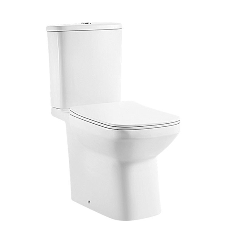 European style CE Ceramic White Washdown Two Piece Toilet