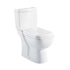 Modern CE S trap Wash Down Flush Two Piece Toilet with Soft Close Seat
