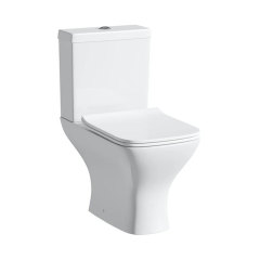 P trap White Ceramic CE Rimless Two Piece Toilet