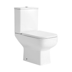 European style Ceramic White Washdown P trap Two Piece Toilet