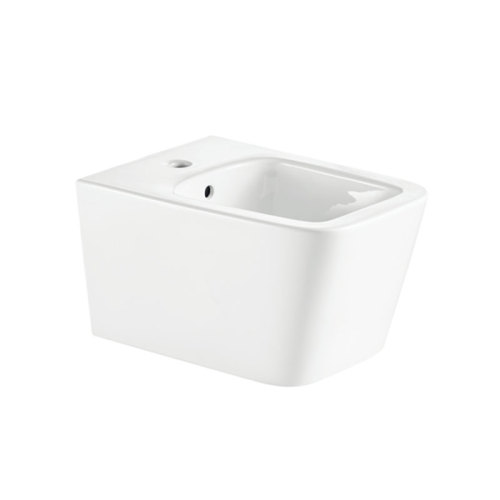 Ceramic Square Wall Hung White Bidet Toilets