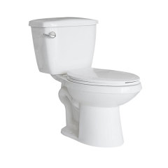 Elongated Ceramic Siphonic Flush Two Piece Toilet