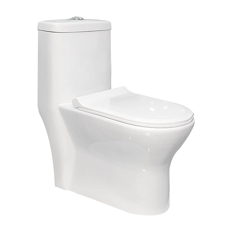 Siphonic Flush S-trap 300/400mm Round in One-piece Toilet