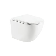 Ceramic Rimless Water Closet Wall Hung Toilet for Bathroom