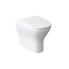 Common Rimeless Back to Wall Standing Toilet Set