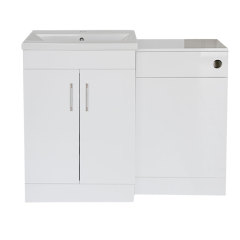 Modern Bathroom Suit White Color Bathroom Vanity and Toilet Cabinet