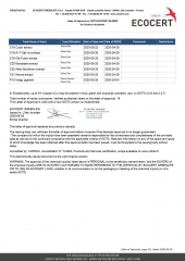 plant dyes has certification by GOTS 6.0