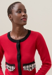 Women's cardigan Long Sleeve short sweater