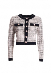 Women's Cardigan Mini Skirt Sweater