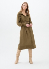 Women Cardigan ECOVERO™ fabric woven dress