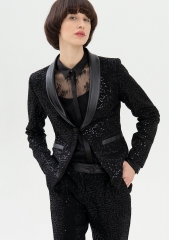 Women sequin fashion suit