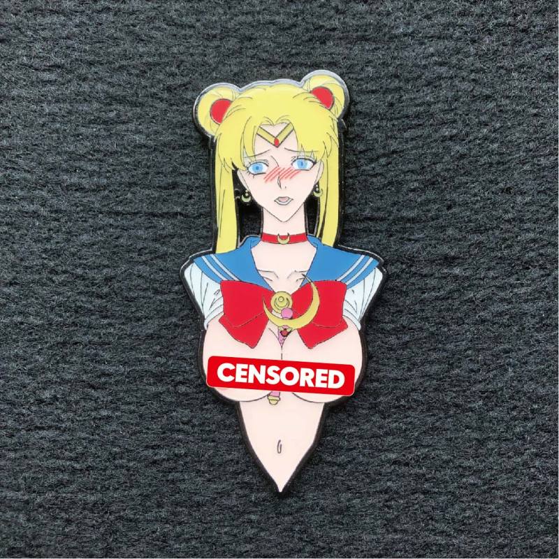 Sailor Moon Pink Nipples Pin