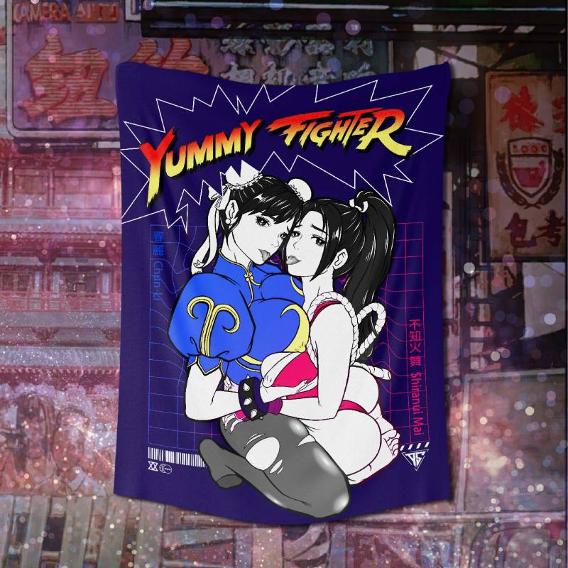 Yummy Fighter Tapestry