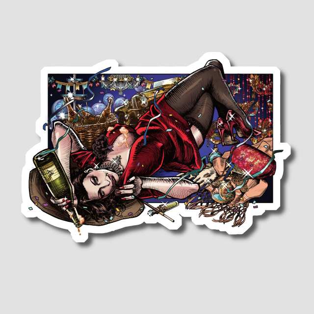 Lady D Sticker - Back to 1920s