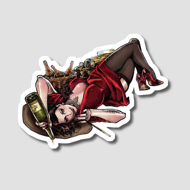 Lady D Sticker - Back to 1920s