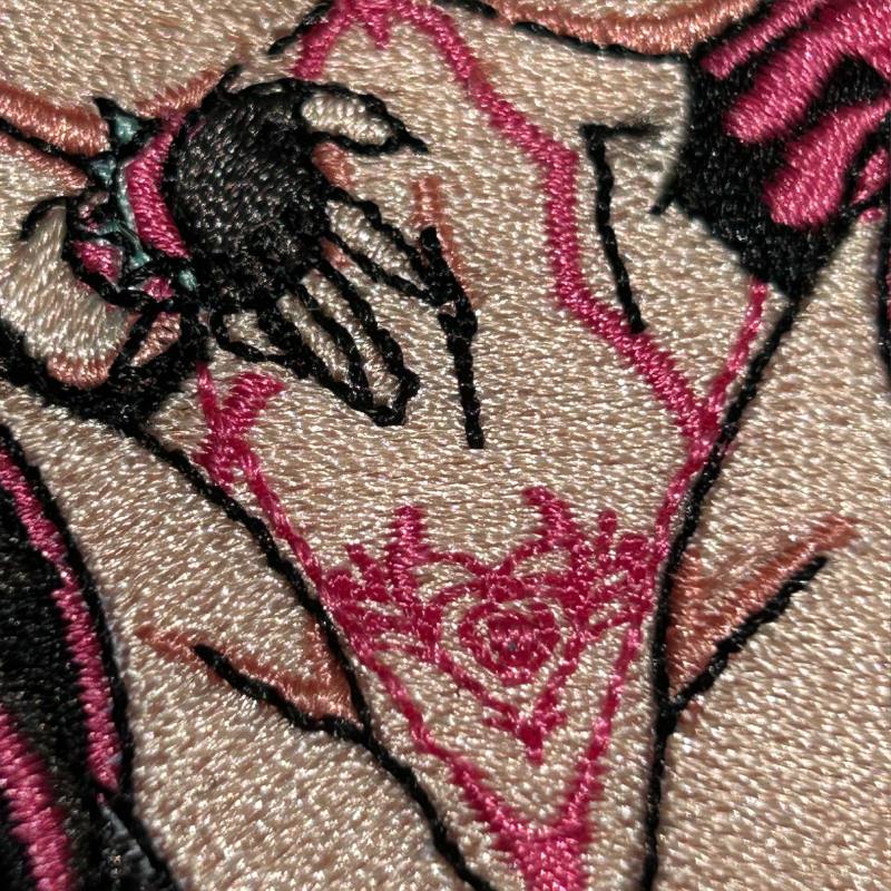 Bad Girl Embroidery Patch