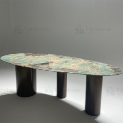Baxter Lagos Table - Natural Marble Dinning Table